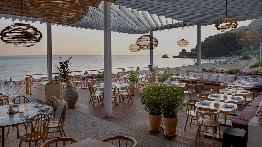 best beach club Corfu