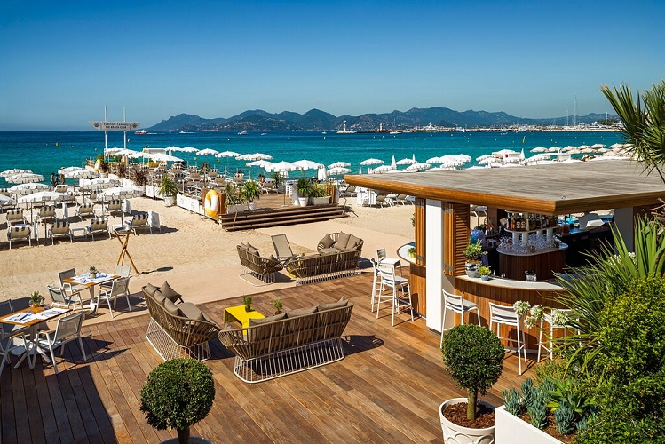 Carlton Beach Club in Cannes France