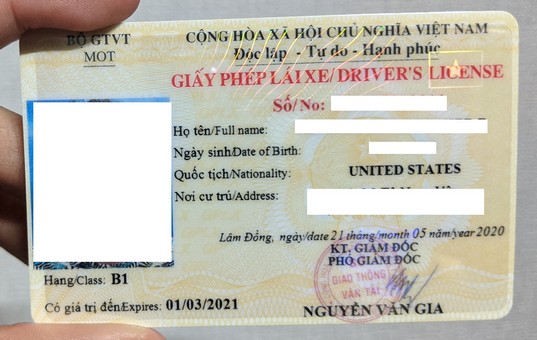 Driving in Vietnam - How To Convert a Driving License In Vietnam (1)