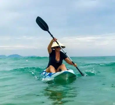 Fun things to do in Vietnam - sea kayaking near Nha Trang