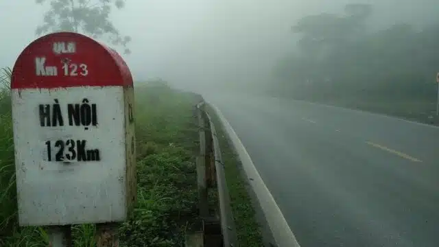 Hanoi road sign