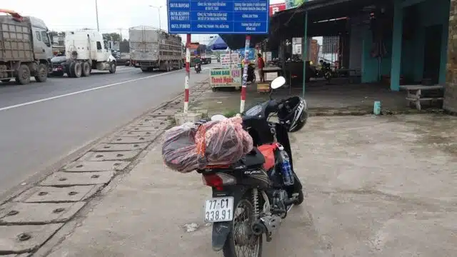 motorbiking in Vietnam