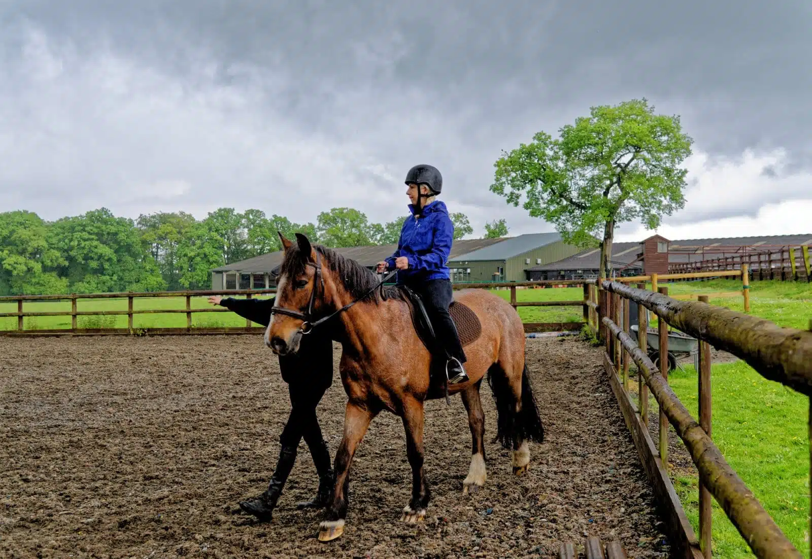 horse riding